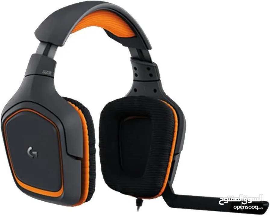 Logitech G231 Prodigy Wired Stereo Gaming Headset (Orange/Black)