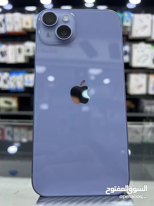 iPhone 14 Plus (256) GB ايفون مستعمل  14 بلس بحالة الوكالة مش مفتوح او مصلح او مغير اي شي نهائيا.