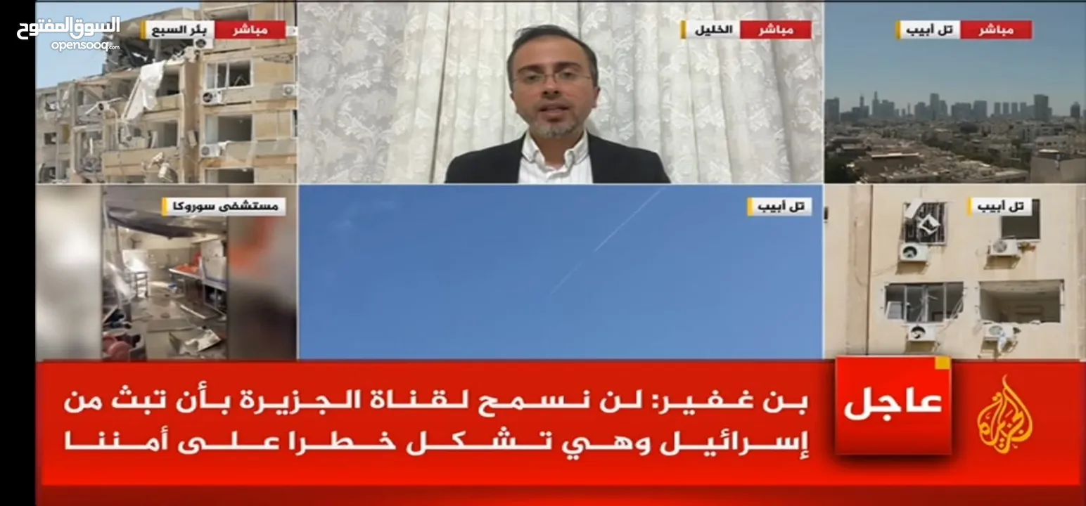 شاشه هانسيس 43يوصه عادي مش سمارت فل اتش دي مع علاقه حيط وريموت 60 دينار