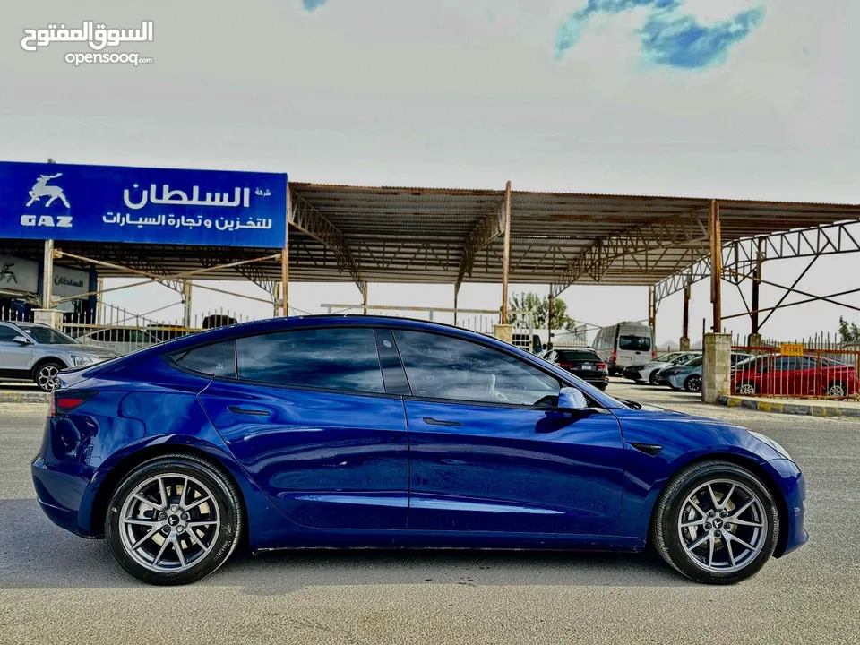 تيسلا 3 نخب اول بحالة الزيرو 2023 ولا ايرباك فاقع فحص كامل