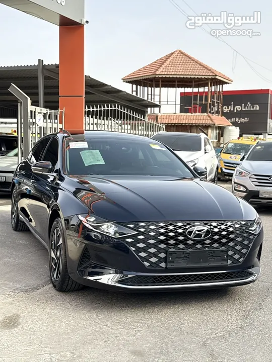 هونداي جرانديور ( ازيرا ) 2021 هايبرد فل اضافات اعلى صنف بريميوم بلس برستيج وارد كوريا فحص كامل