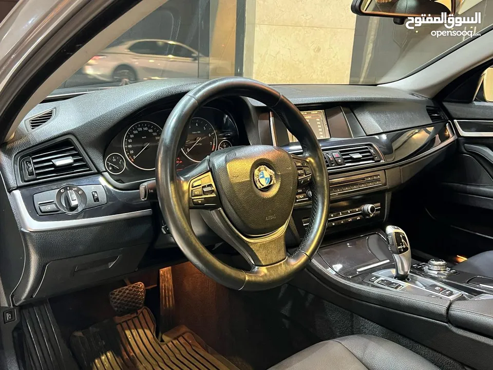 BMW 520i 2014 فحص كامل وارد شركه ابو خضر بحاله الوكاله