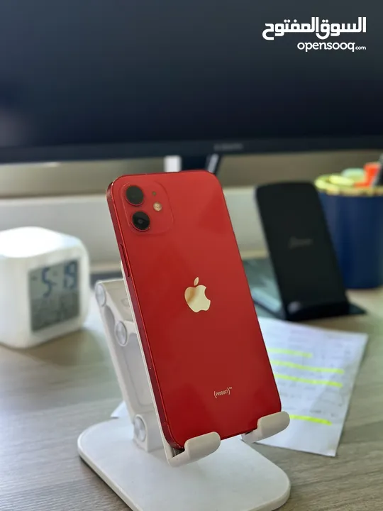 iPhone 12 (Red PRODUCT) – 64GB – Excellent Condition – Only 150 JOD!