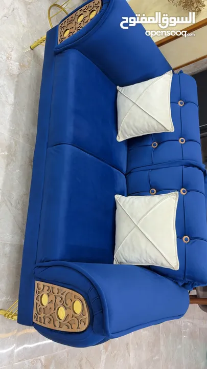 طقم كنب 7 مقاعد استعمال بسيط جداً