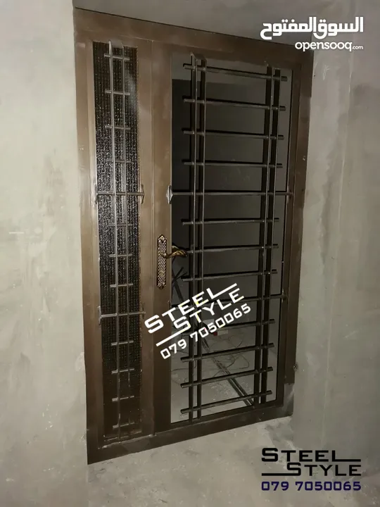 حداد Steel Structure ابواب محلات باب محل اعمال الحدادة والديكور مظلات برقولا Steel Structure