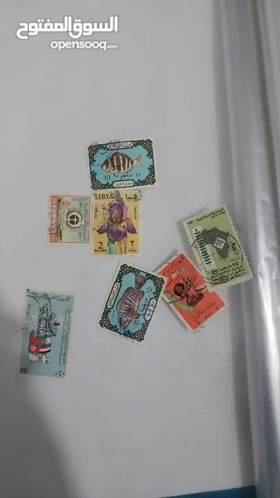 طوابع قديمة منذ اكثر من 50 عام للمقيمين والمهتمين