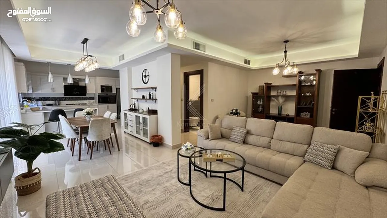 Furnished -B1 Floor Apartment For Rent In Amman- Abdoun
