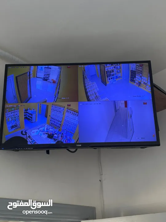 كاميرات مراقبة نوع HIKVISION + DVR مستعمل بحال الوكالة للبيع