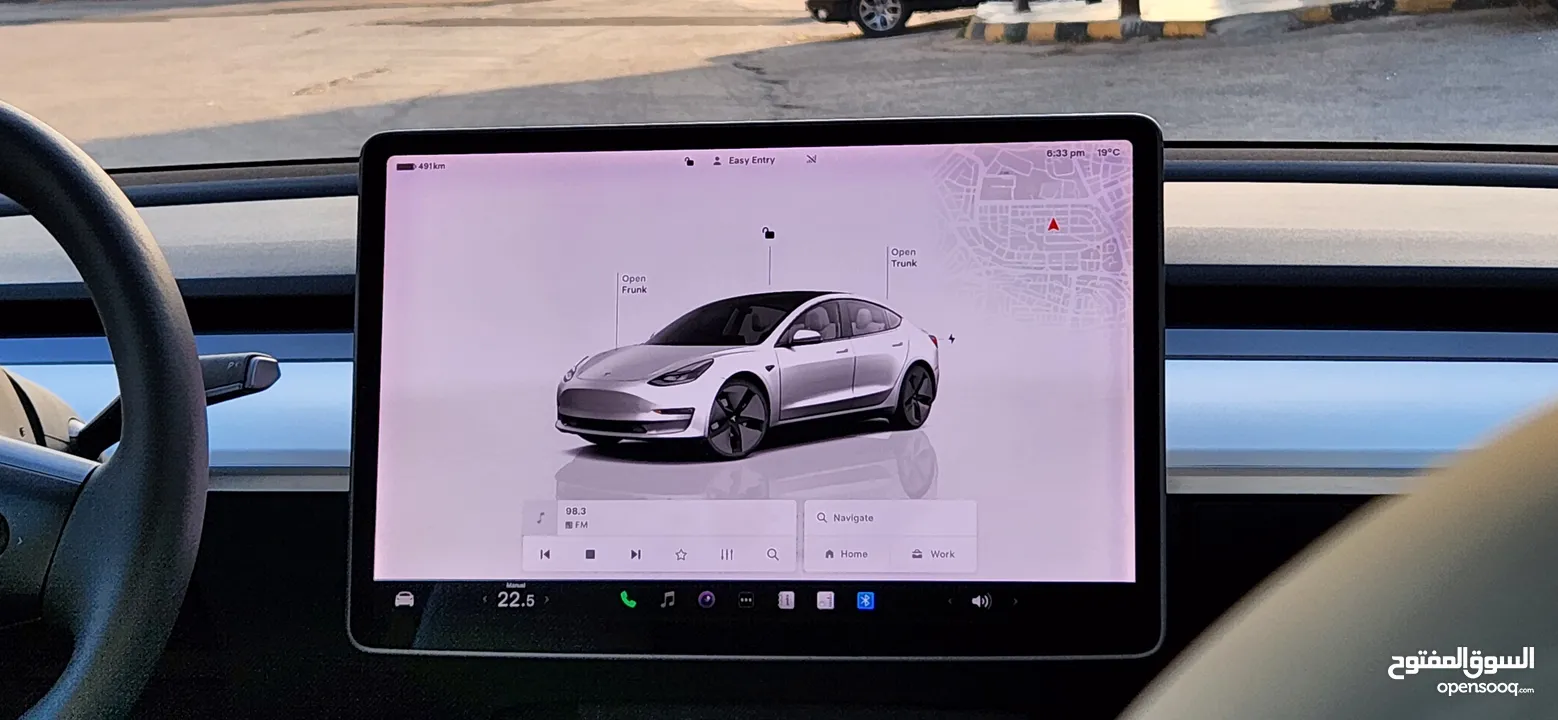 تسلا موديل 3 لونج رينج 2023 Tesla Model 3 long range  اوتوسكور B+ ممشى الف كيلو فقط