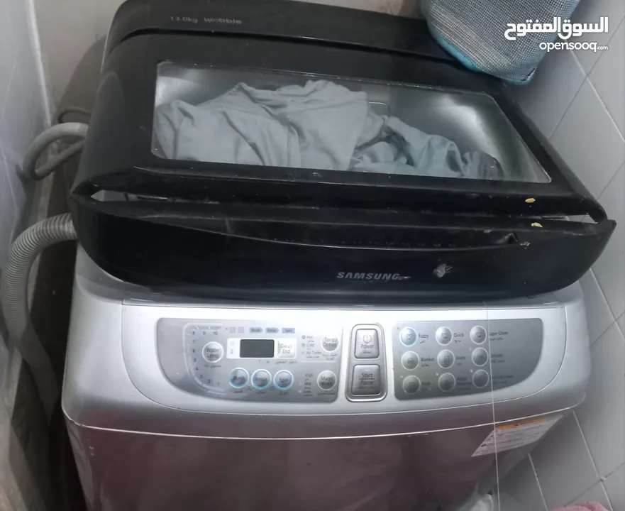غساله سامسونج 13 كيلو للبيع بحالة الوكاله للبيع بلجبيهه بطلوع البلديه سبب البيع عدم توفير مياه