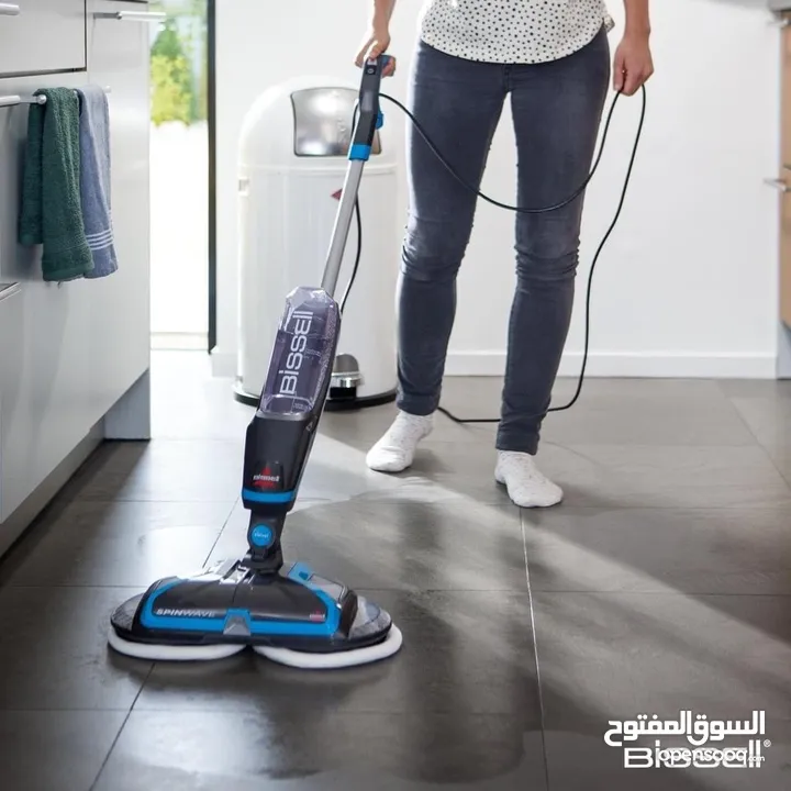 جهاز تنظيف ارضيات Bissell استعمال خفيف spin wave mop بسعر مناسب