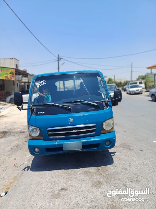 كيا بنجو فرونتير ترخيص  لبداية شهر 2 خالي قص قلبان