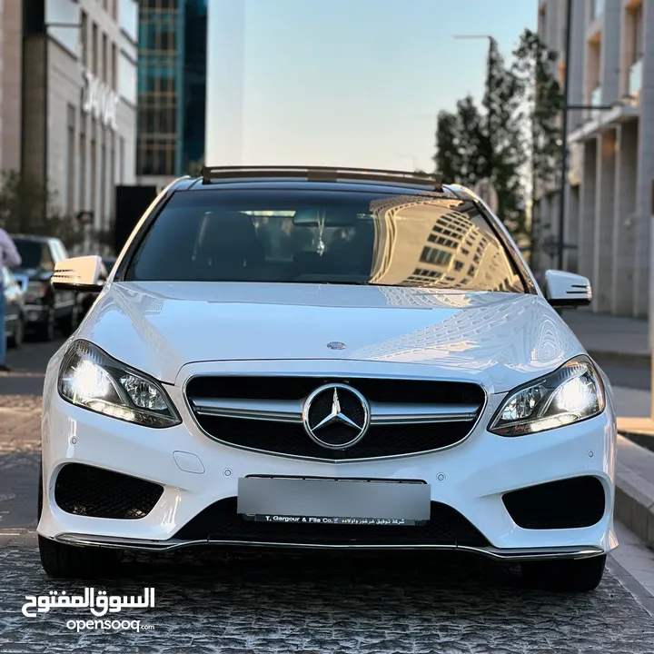 مرسيدس بنز بانوراما موديل 2014 افنجارد Amg بحاله الوكاله