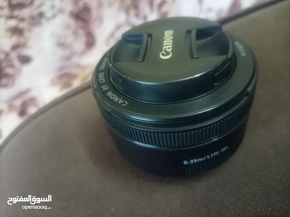 عدسة كانون 50mm stm