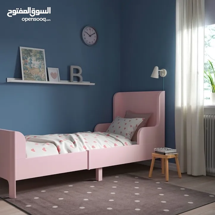 سريرين جديدين لون زهري  2 new pink beds