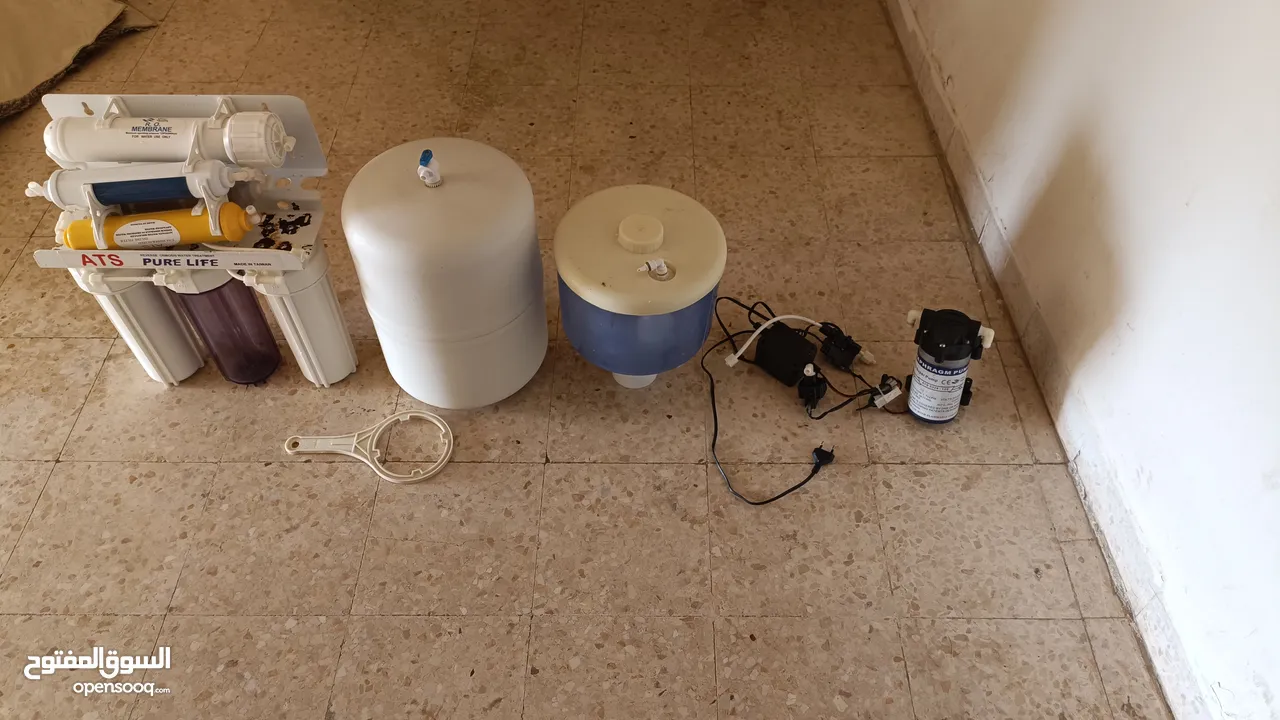 فلتر مي تايواني سبع مراحل ATS Pure Life بحالة جيدة