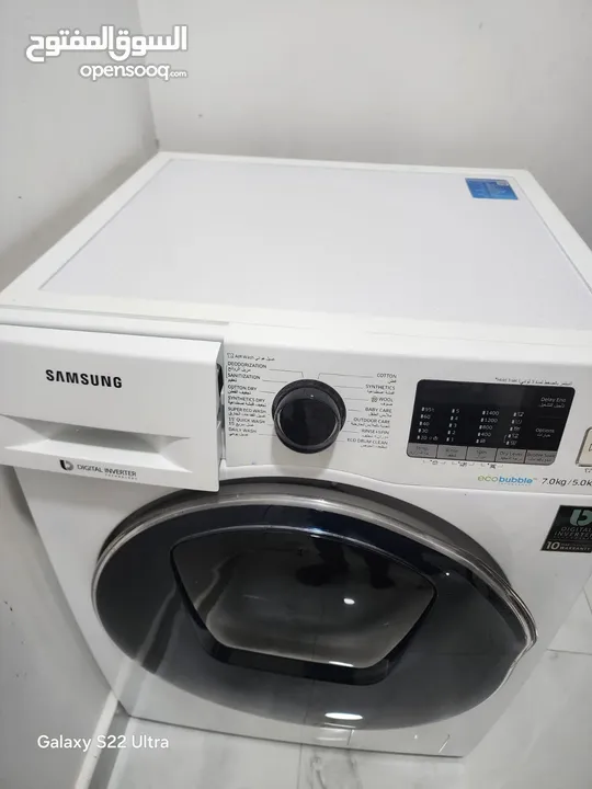 Samsung Front load 7 kg/5 kg. Well cleaned & very good condition.