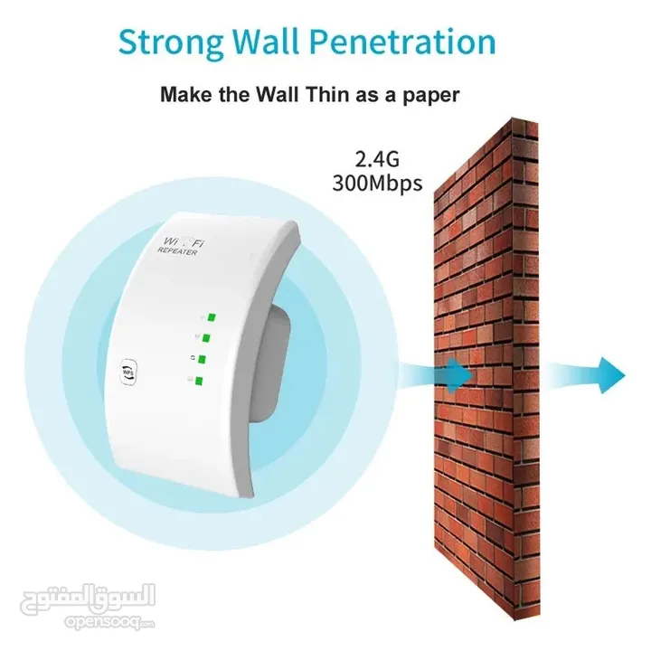 مقوي وايرلس (واي فاي) الحل الامثل لضعف الانترنت في منزلك WiFi مقوي اشاره وتقدر تستخدمه راوتر