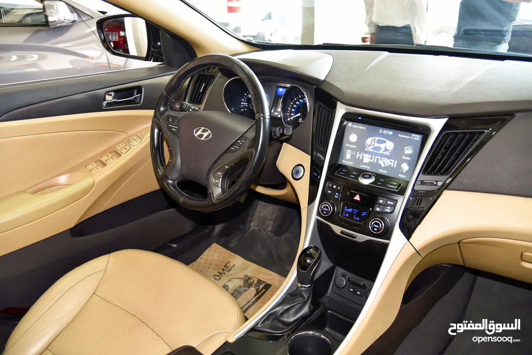 هيونداي سوناتا هايبرد فل ليمتيد أعلى صنف وارد وصيانة الوكالة Hyundai Sonata Hybrid Limited 2015