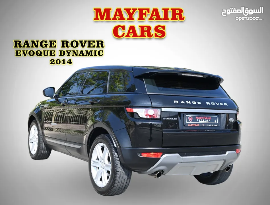 AGENCY SERVICE - ORIGINAL PAINT - RANGE ROVER EVOQUE DYNAMIC 2.0TC V4 - GCC SPECS - MINT CONDITION