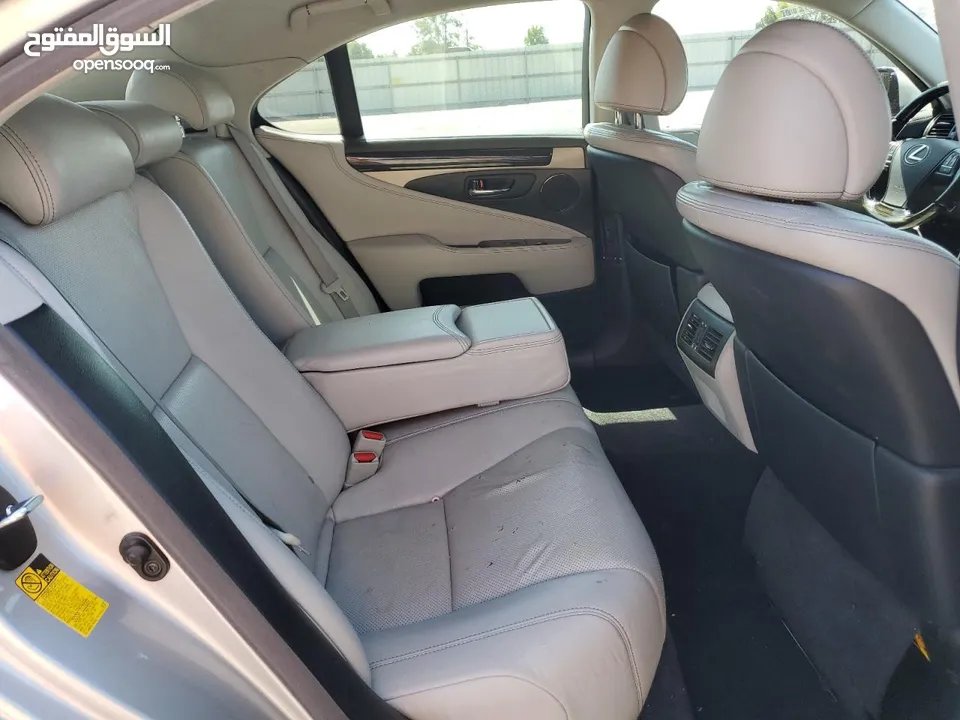 تم الوصول LEXUS LS 460 2013 شورت ارباكات وكالة وارد امريكا اوراق جمارك البيع بالحادث