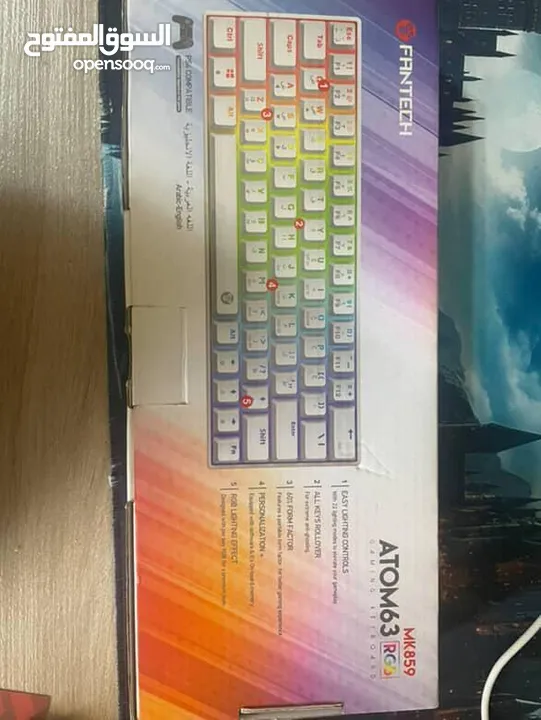 كيبورد بحالة جيدة نوع Fantech mk 859