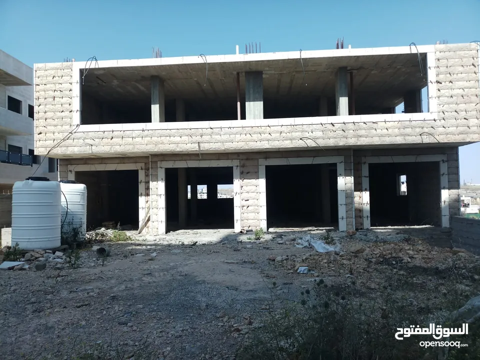 مخازن للإيجار+ باركينج+ طابق فوق المخازن  تصلح لمعارض (الموقع ممتاز ) يبعد عن دوار رافات 20متر