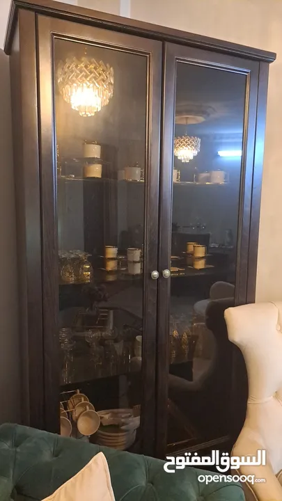بوفيه خشب (فضية)