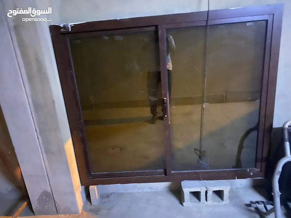 شباك المنيوم المقاس 2:2 و استعمال خفيف السعر 25 و قابل