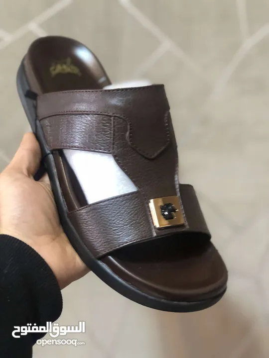 بابوج رجالي  جلد طبيعي طبي صناعة مصرية مكفول من انتاجنا الخاص جلد طبيعي