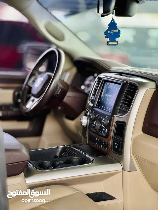 دودج رام ديزل لارامي 2018 كلين تايتل فل مسكر عداد 95 الف للبيع