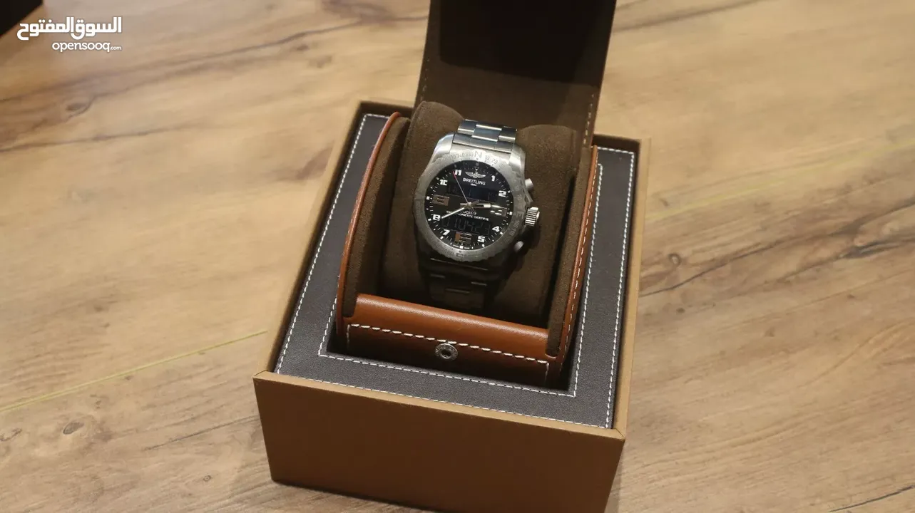 Breitling Cockpit B50 Professional EB5010 Black Dial Titanium full set box paper
