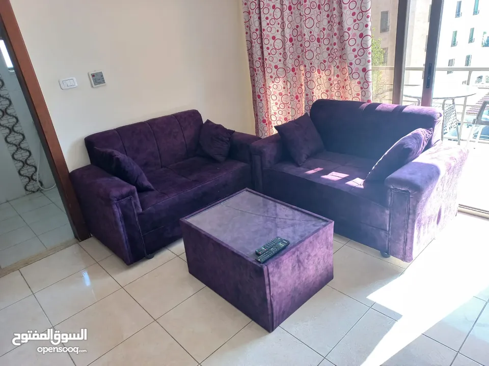 ستوديو مفروش مع بلكونه في تلاع العلي