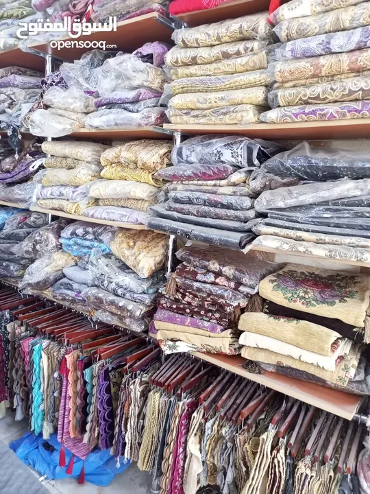 مقتنيات محل مطرزات للبيع  السعر المطلوب قابل للتفاوض وبشكل مغري