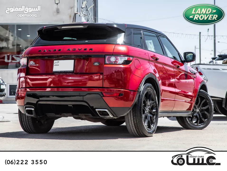 Range Rover Evoque 2013 Dynamic Edition   السيارة بحالة الوكالة و قطعت مسافة 86,000 كيلو متر