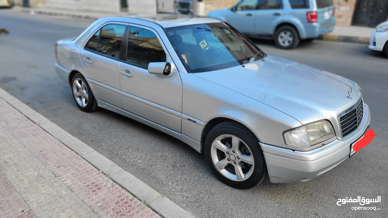 Mercedes Benz w202 1997  مرسيدس سي 180 مجمركه ومرخصة فل  اضافات