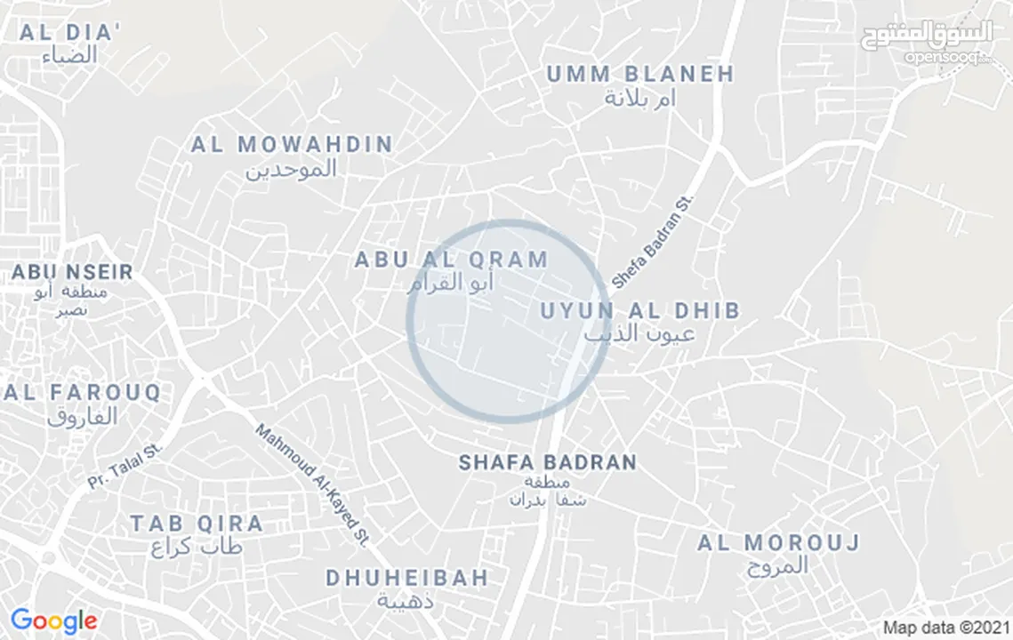 أرض للبيع في شفا بدران حوض أبو القرام