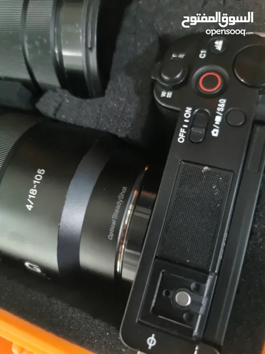 كاميرات sony zv-e10 مع عدسات زووم