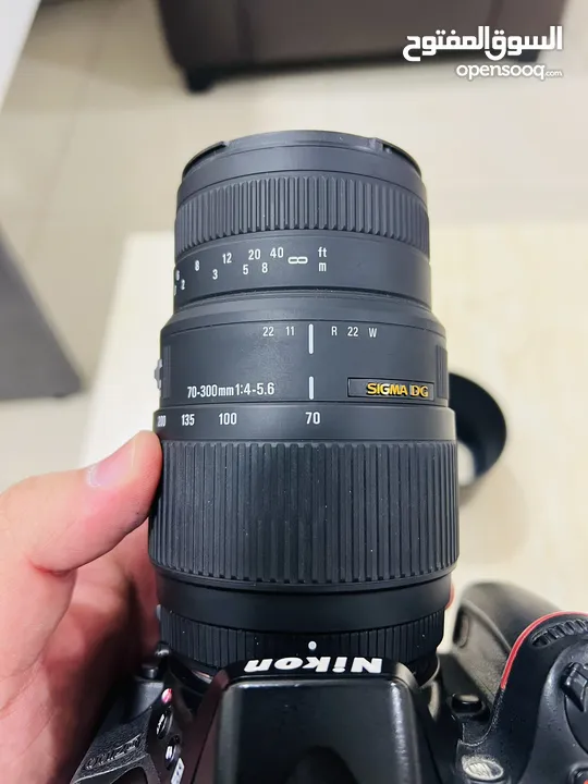 نيكون D7100 مع عدسة سيگما