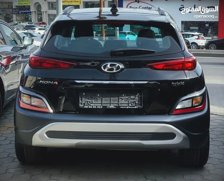 هونداي كونا هايبرد اعلى صنف  موديل 2022 وارد وكفالة الشركة او بدفعه 3500 دينار