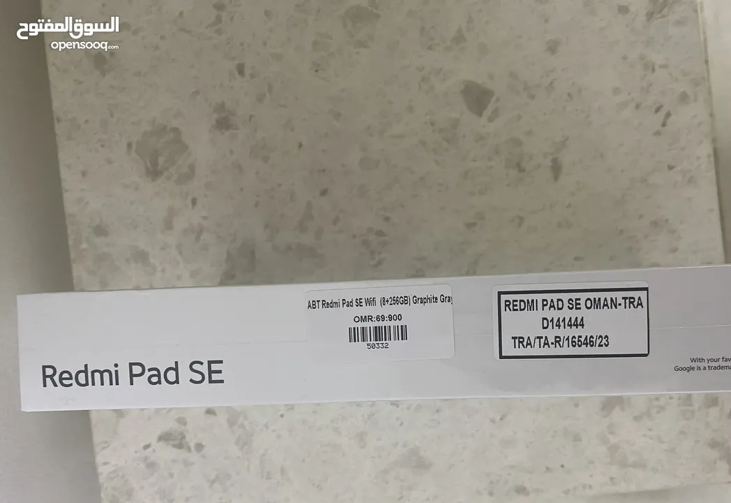 ايباد Redmi pad se جديد بالعلبة ما مفتوح بكيسته بعذه