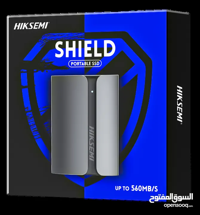 هارديسك خارجي تصميم ضد تلف البيانات من هيكسيمي Hiksemi Shield Portable SSD 320GB - 2TB USB3.2