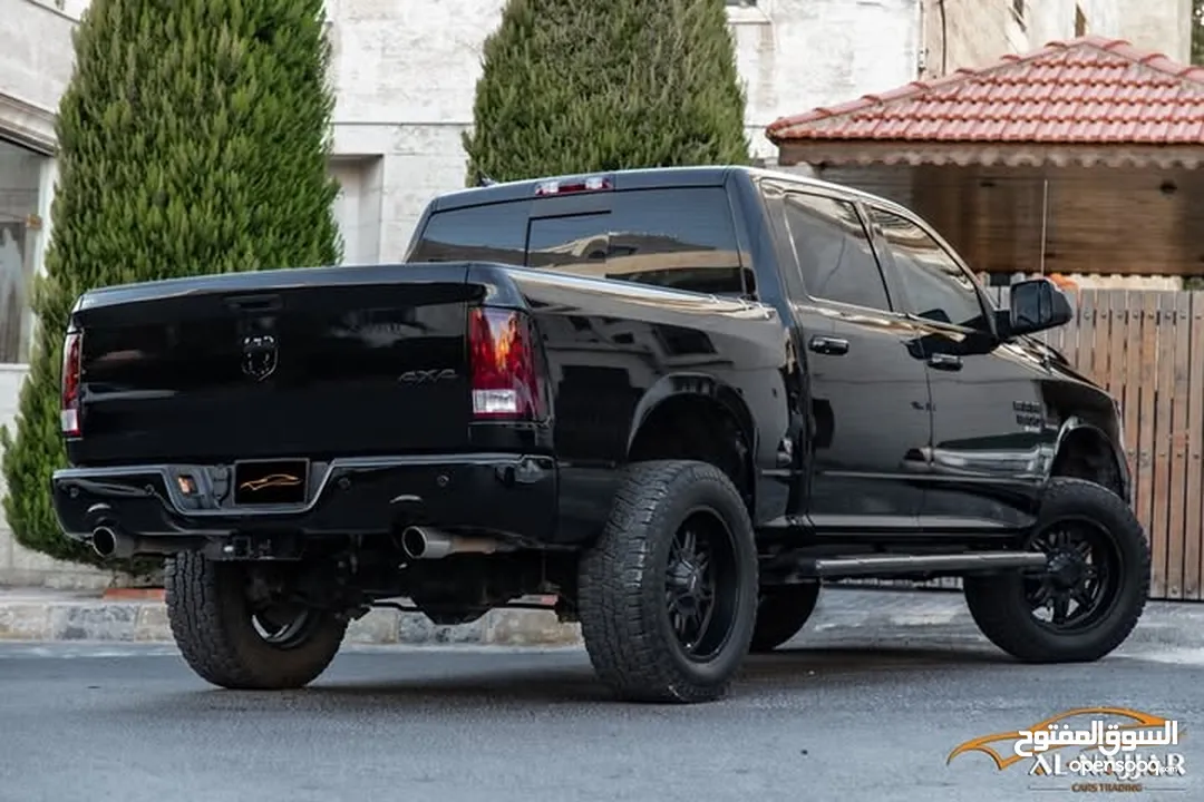 Dodge Ram Big horn 2019 gasoline   البكب بحالة الوكالة و قطع مسافة 51,000 ميل فقط