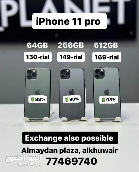 iPhone 11 Pro -64 GB /256 GB/512 GB - Greatest device