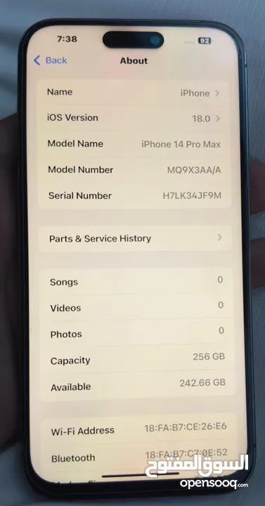 Iphone 14 pro max 256 gb