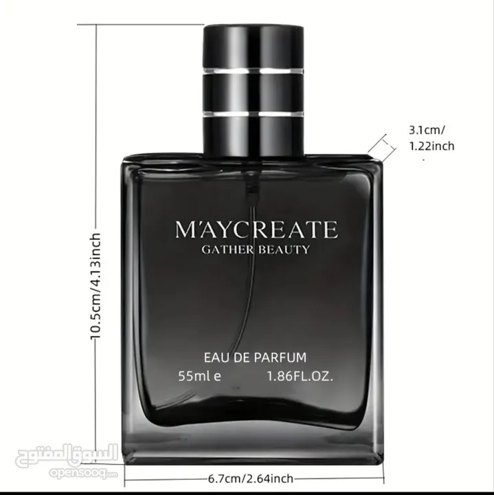 55ml Eau De Parfum For Men, Refreshing And Long Lasting Fragrance, Cologne Perfume For Dating