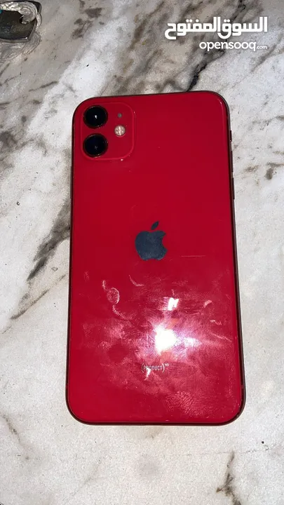 جهاز ايفون 11 عادي لون احمر