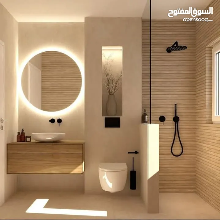 دهان بيوت وديكورات جبص وكل ما يلزم داخل المنازل من تصليحات وخدمات تشطيب