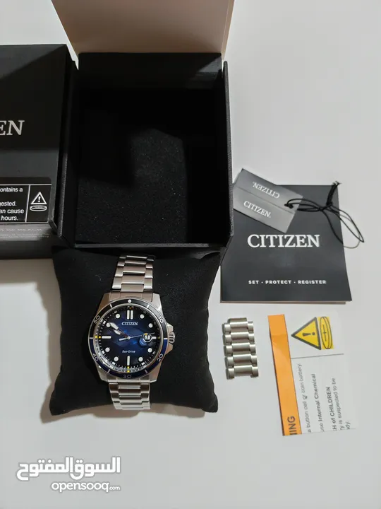ساعة citizen eco drive مستعملة للبيع فقط الساعة وكالة نظيفة جدا
