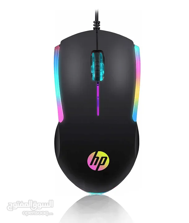 ماوس جيمنج اتش بي سلكي أر جي بي ملون HP M160 RGB USB WIRED GAMING MOUSE